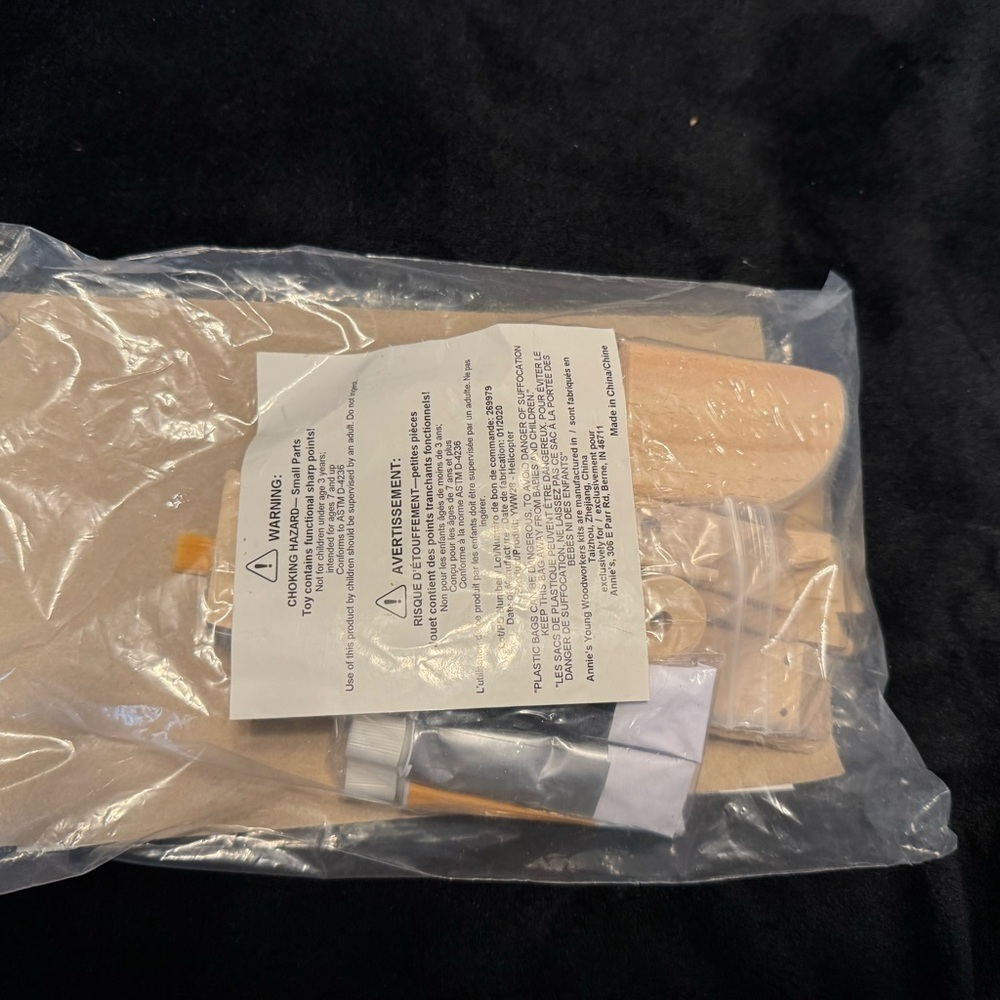 Annie's Green and Yellow Toy Helicopter Kit -NEW! - Picture 4 of 7